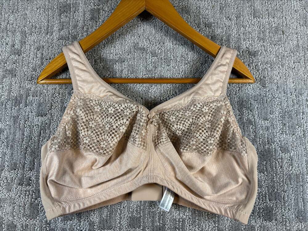 Glamorise MagicLift Moisture Control Wire-Free Bra 1064 Cafe 40F 216